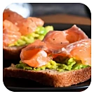 Toast Avocado, Salmone Affumicato